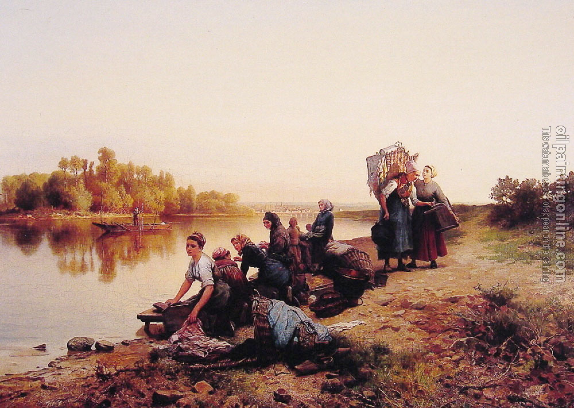 Daniel Ridgway Knight - Wash Day